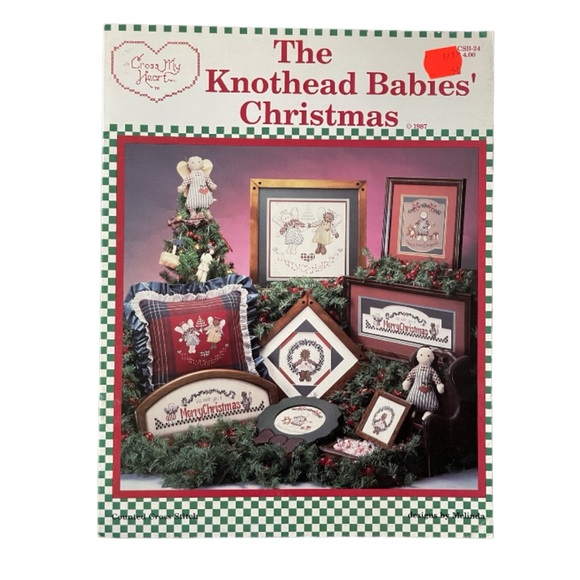 Vintage Christmas Cross Stitch Pattern Mix of 5  Booklets and Leaflets - Picture 4 of 7